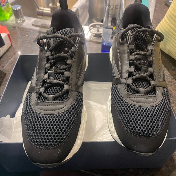 COPY - DIOR BLACK B22 SNEAKER - Picture 1 of 8